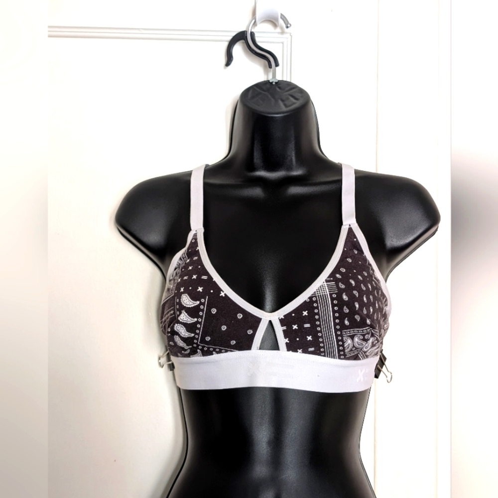 Tomboyx Black Paisley Bralette